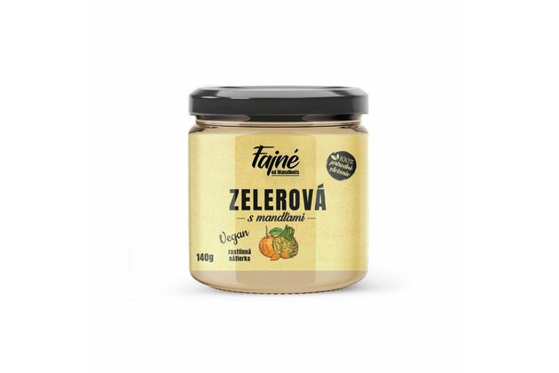 Zelerová nátierka s mandľami Fajné 140g