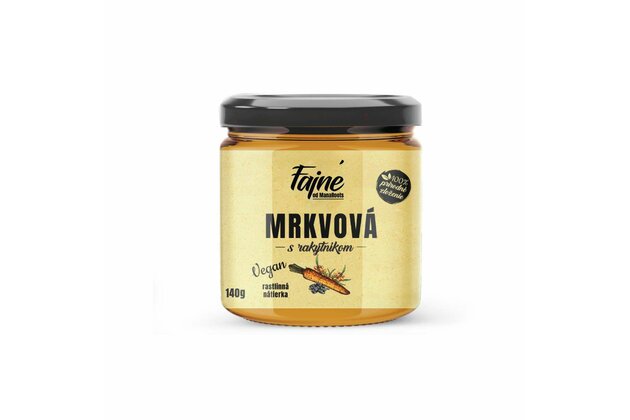 Mrkvová nátierka s rakytníkom Fajné 140g 