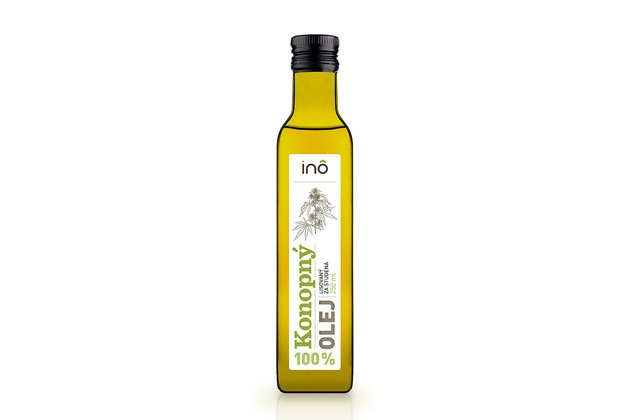 Konopný olej lisovaný za studena inô 250ml