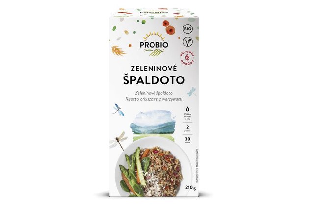 Zeleninové špaldoto bio PROBIO 210g