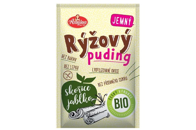pudPuding ryžový s jablkami a škoricou bio AMYLON 40g