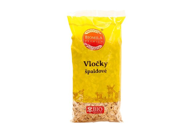 BIOMILA Špaldové vločky BIO 250g