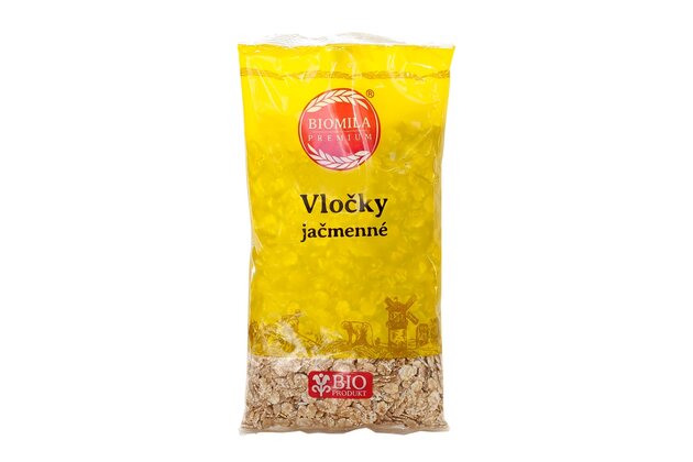 BIOMILA Jačmenné vločky veľké bio 250g