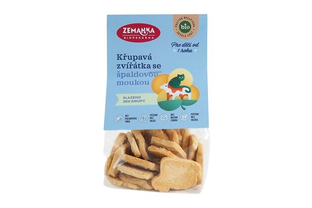 Špaldové zvieratká bio Biopekárna Zemanka 100g