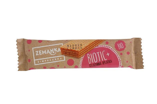 Celozrnná oblátka probiotická bio Biopekárna Zemanka 30g