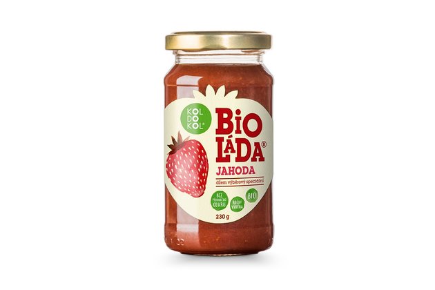 Bioláda jahoda bio 230g