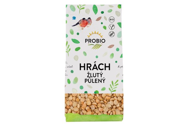 Hrach žltý polený bio PROBIO 500g