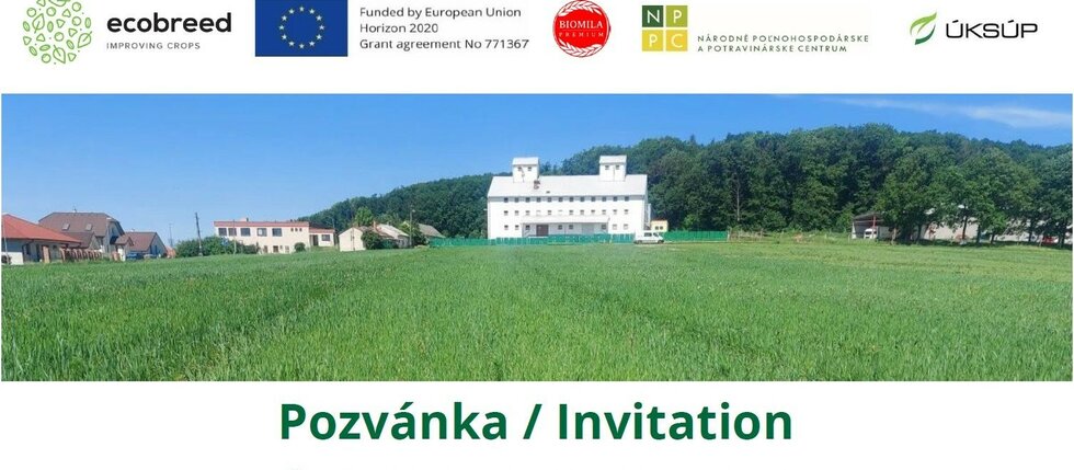 Pozvánka na Školenie farmárov z projektu ecobreed